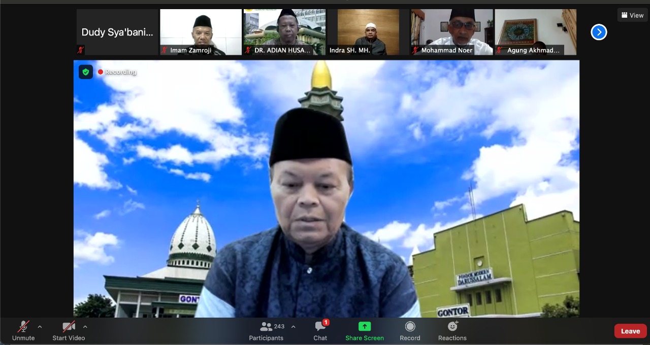 Ratusan Tokoh Dalam dan Luar Negeri Hadir Takziyah Virtual Ustaz Siddik